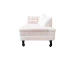 Ver imagem 5 de Recamier Decorativo Divã Amsterdã 147cm Lado Direito Bouclé Marfim