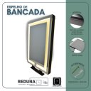 Ver imagem 4 de Espelho Retangular 70x50 Iluminado Led Touch Bancada Simples
