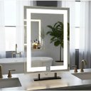 Ver imagem 1 de Espelho Retangular 70x50 Iluminado Led Touch Bancada Simples
