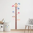 Ver imagem 1 de Adesivo de Parede Régua Pássaro Quarto Infantil 65x195