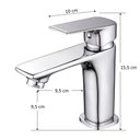 Ver imagem 5 de Torneira Banheiro Monocomando Bica Baixa Cromada