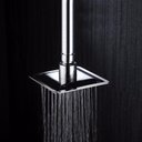 Ver imagem 1 de Ducha de Teto Quadrada 10x10 Inox Sus304 10cm Borda Fina com Braço - Máxima Metais