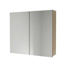Ver imagem 2 de Espelheira de Banheiro 90cm ESP4031 Nature Marrom/Carvalho