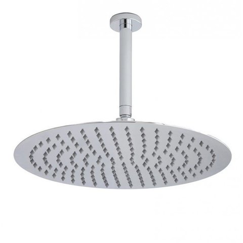 Ducha de Teto Redonda 30x30 Inox 30cm com Braço - Máxima Metais