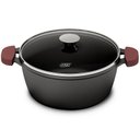 Ver imagem 1 de Caçarola de Ferro Fundido com Tampa de Vidro 20 cm MTA