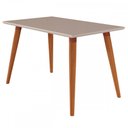 Ver imagem 3 de Mesa de Jantar 4 Lugares Adele Madeira/off White/nude - Cimol