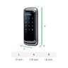 Fechadura Digital Intelbras FR 101 Touch Screen - 8