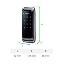 Ver mais imagens de Fechadura Digital Intelbras FR 101 Touch Screen