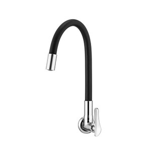 Torneira Lorenflex de Parede com Bica Flexível Lorenzetti 1178 B27 Preta