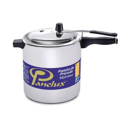 Panela de Pressão 10 Litros Polida Panelux