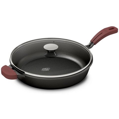 Frigideira de Ferro Fundido Antiaderente com Tampa MTA