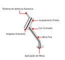 Ver imagem 3 de Monocomando Para Banheiro Mesa Lóggica - Docol