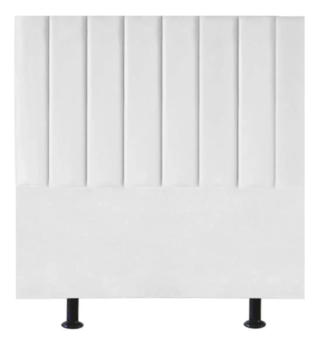 Ver imagem 1 de Cabeceira Moderna Estofada 140cm Carla Casal Branca