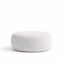 Ver imagem 1 de Puff Boreal 105cm Bouclé Cinza - Sallar Home