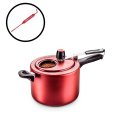 Ver imagem 3 de PANELA DE PRESSAO ANTIADERENTE ALUMINIO VISOR VIDRO 4,5L MTA