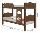 Ver imagem 3 de Beliche Sevilha Branco C/colchão Solteiro D-23 100%mdf -Vira 2 Camas Solteiro -Super Resistente:Moca
