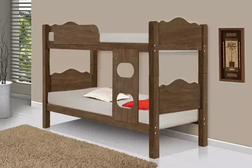Ver imagem 2 de Beliche Sevilha Branco C/colchão Solteiro D-23 100%mdf -Vira 2 Camas Solteiro -Super Resistente:Moca
