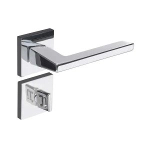 Fechadura Maçaneta Zamac Pado Karli Banheiro Cromada