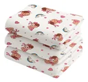 Ver imagem 1 de Cueiro Turma da Mônica Baby 60 Cm X 80 Cm - 3 Cueiros: Rosa