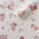 Ver imagem 3 de Cueiro Turma da Mônica Baby 60 Cm X 80 Cm - 3 Cueiros: Rosa