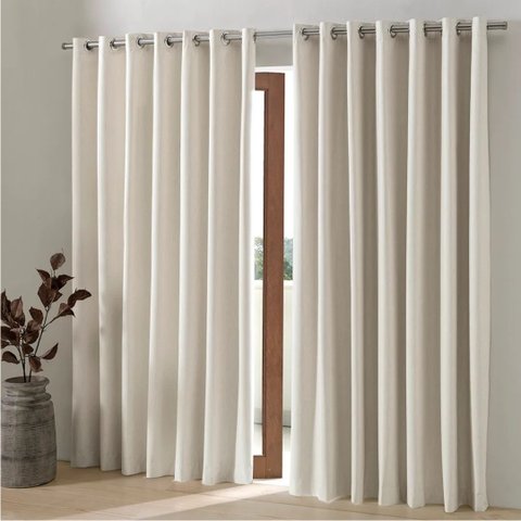 Cortina Decora c/ Blackout - Viena - 3,80m x 2,60m - p/ Varão - Dohler