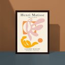 Ver imagem 1 de Quadro Decorativo Abstrato Henri matisse 24x18cm - com Vidro:madeira Branca