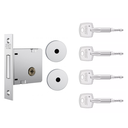 Ver imagem 1 de Fechadura Auxiliar 1004 Tetra Chave Inox Stam