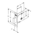 Ver imagem 5 de Fechadura Auxiliar 1004 Tetra Chave Inox Stam