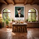 Ver imagem 4 de Quadro Canvas The Museum Of Modern Art 90x60cm Mold Preta
