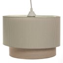 Ver imagem 1 de Lustre Tubular Duplo Bege Quarto Bebê Infantil Menina Menino