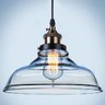 Pendente Retrô Industrial Vidro Loft Luminária Vintage Lustre Design Edison LM1736 - 3