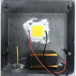 Chip + reator driver 50w reposição refletor led branco frio 50w 100w 150w 200w kit 2 - 4