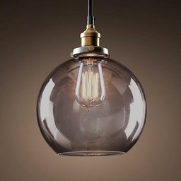 Pendente Retrô Industrial Vidro Loft Luminária Vintage Lustre Design Edison LM1862 - 2