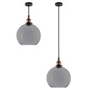 Ver imagem 3 de Pendente Retrô Industrial Vidro Loft Luminária Vintage Lustre Design Edison LM1862
