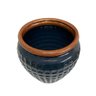 Cachepot Egito Vaso Azul Marinho - 2