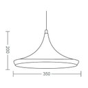 Ver imagem 2 de Lustre Pendente Taschibra TD 900 Preto E27