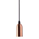 Ver imagem 2 de Lustre Pendente Taschibra Dot Metal Longo E27 Cobre