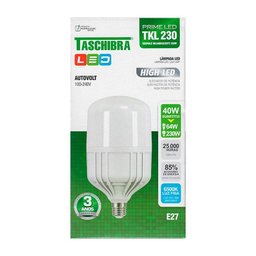 Lâmpada Led Taschibra TKL 230 40W Bivolt E27 6500K - Luz Branca - 2
