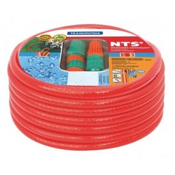 Mangueira Antitorção Multi Ats 1/2" Tramontina para Jardim em Pvc 3 Camadas 20 M com Engates Rápidos - 1