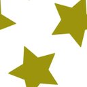 Ver imagem 1 de Papel de Parede Bobinex Coleção Renascer Estrela Grande Dourada 6213 - Lyam Decor