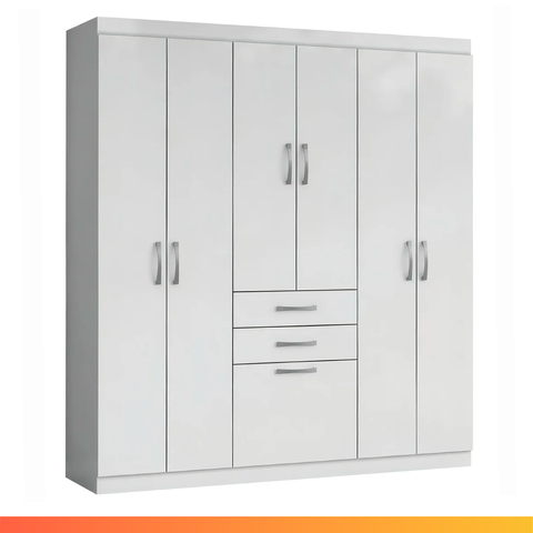 Guarda Roupas Casal 7 Portas 2 Gavetas Lisboa Aramóveis
