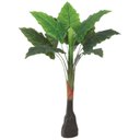 Ver imagem 1 de Planta Artificial Arvore Alocasia Real Toque X9 Verde 1,05m