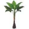 Planta Artificial Arvore Alocasia Real Toque X9 Verde 1,05m - 1
