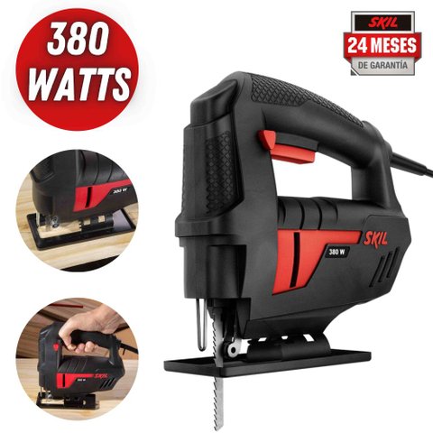 Serra Tico Tico Elétrica Skil 4380 127V 380W Com Trava de Gatilho Para Trabalhos Contínuos