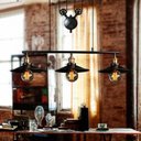 Ver imagem 4 de Pendente Retrô Industrial Trio Preto Loft Luminária Vintage Lustre Design Edison LM1706