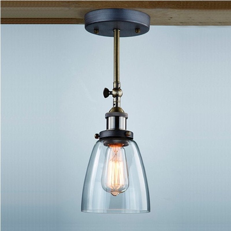 Arandela Luminária Retrô Industrial Vidro Loft Luminária Vintage Design Edison LM1742 - 4