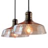 Pendente Retrô Fumê Industrial Vidro Loft Luminária Vintage Lustre Design Edison LM1854 - 2
