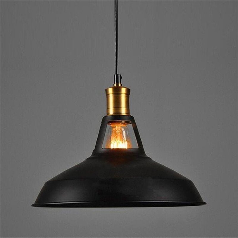 Pendente Retrô Industrial Preto Loft Luminária Vintage Lustre Design Edison LM1728 - 2