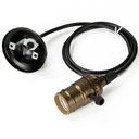 Ver imagem 2 de Pendente Retrô Industrial Tipo Soquete Loft Luminária Vintage Lustre Design Edison LM1748