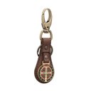 Ver imagem 2 de Chaveiro Luxo Couro Marrom Medalha São Bento DR Acessórios - Nova Lumen 169795